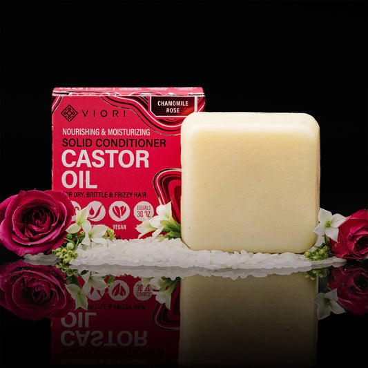 Castor Oil Conditioner Bar Ultra-Hydrating | Chamomile Rose 