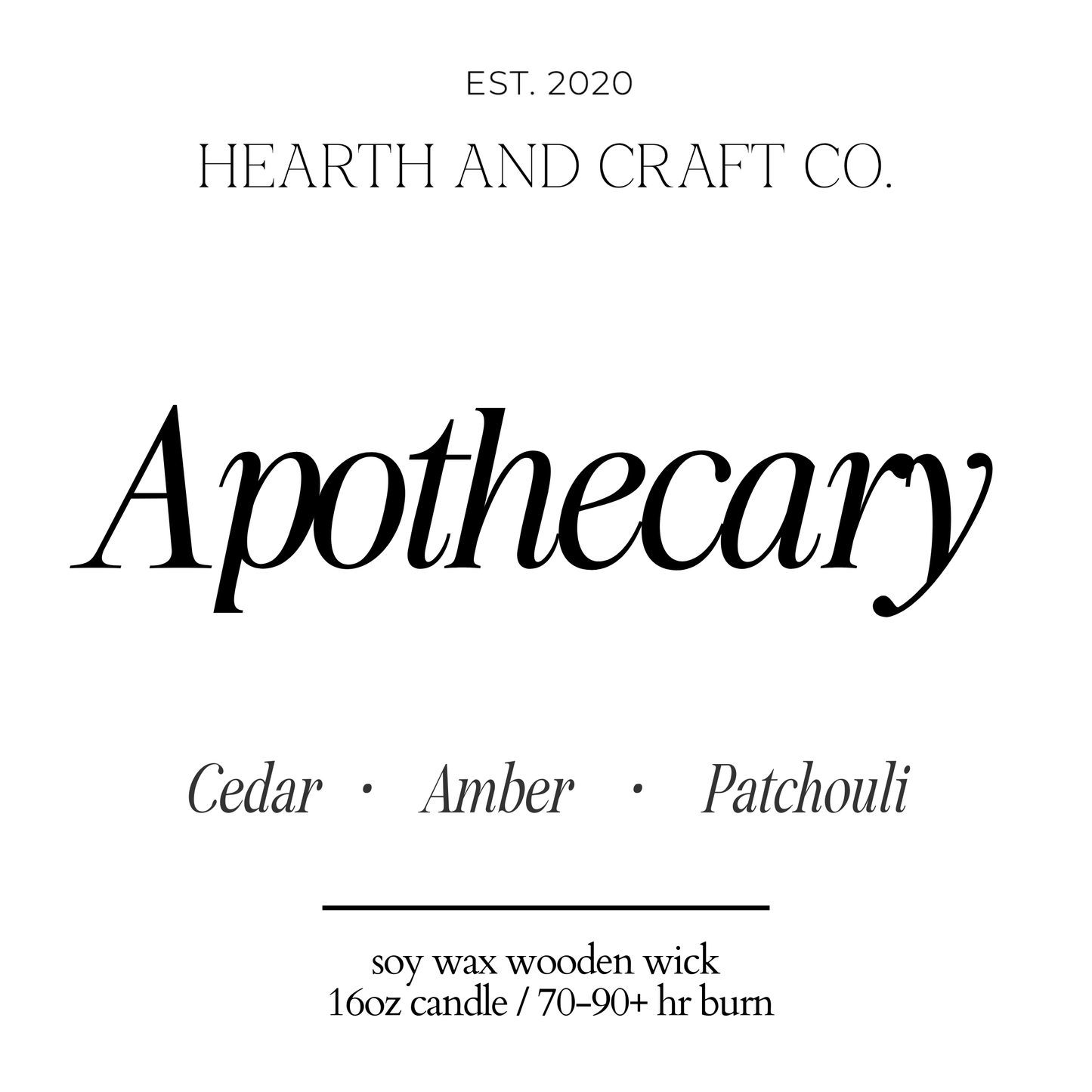 APOTHECARY *New Blend!