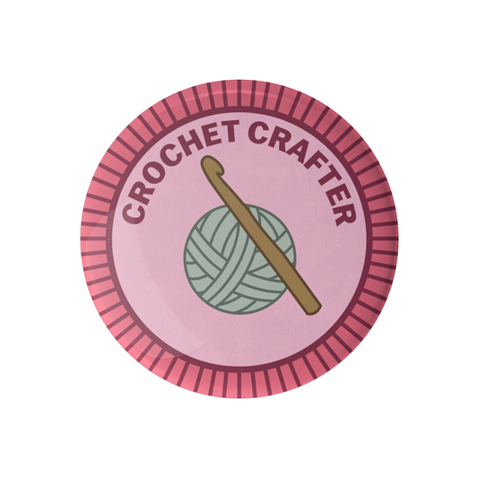 Crochet Crafter Crocheting Merit Badge