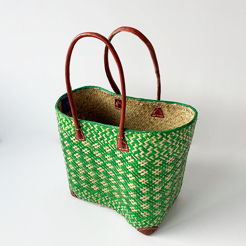Green Curly Basket