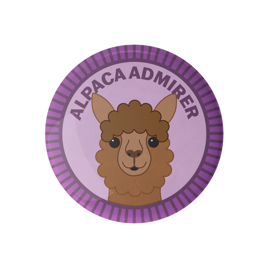 Alpaca Admirer Merit Badge