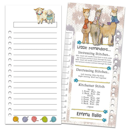 Alpaca & Friends Knitting Colour Chart Cards
