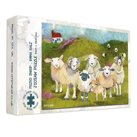 Felted Sheep 1000 Piece Boxed Jigsaw