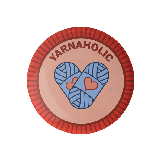 Yarnaholic Knitting Merit Badge