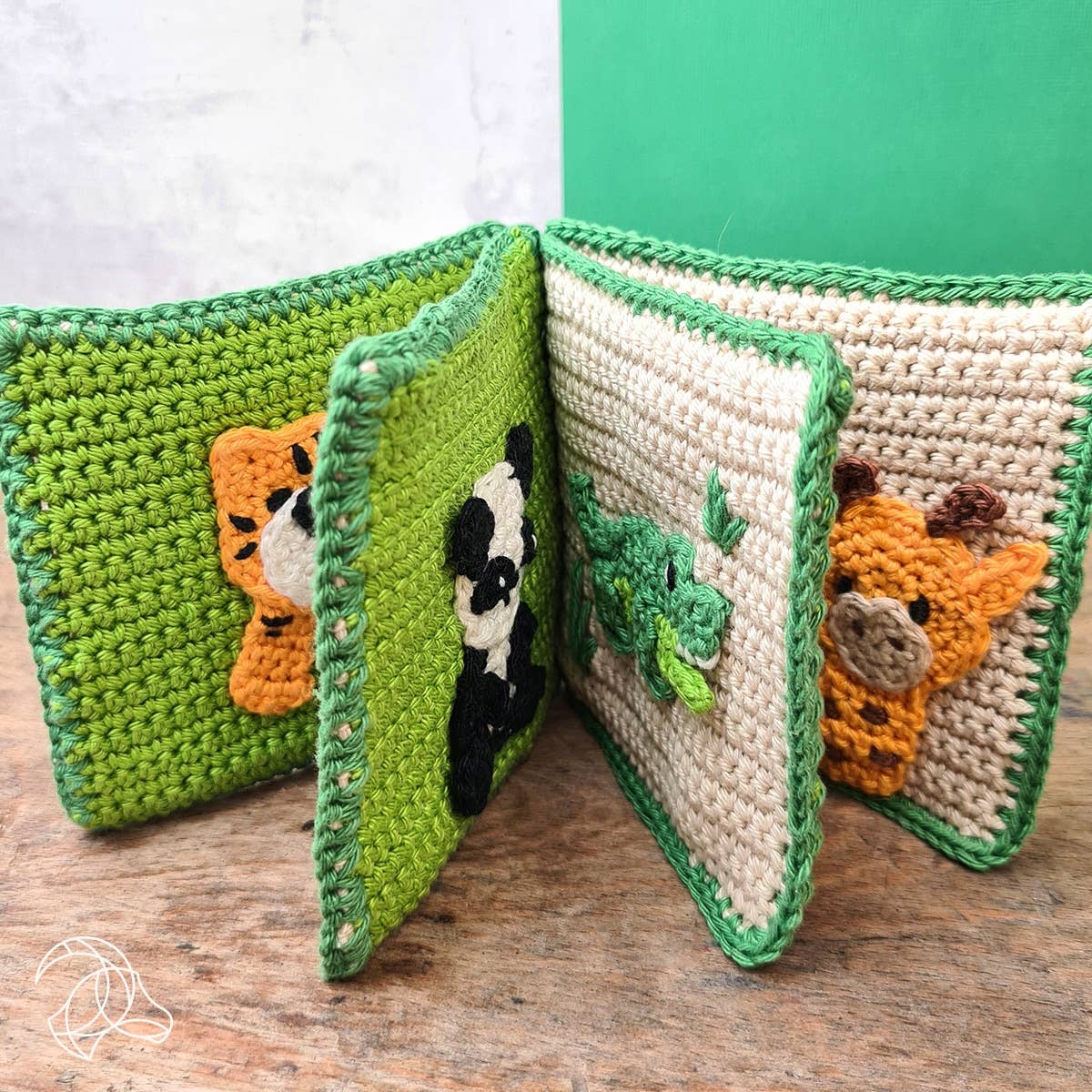 DIY Crochet Kit - Soft book "Jungle"