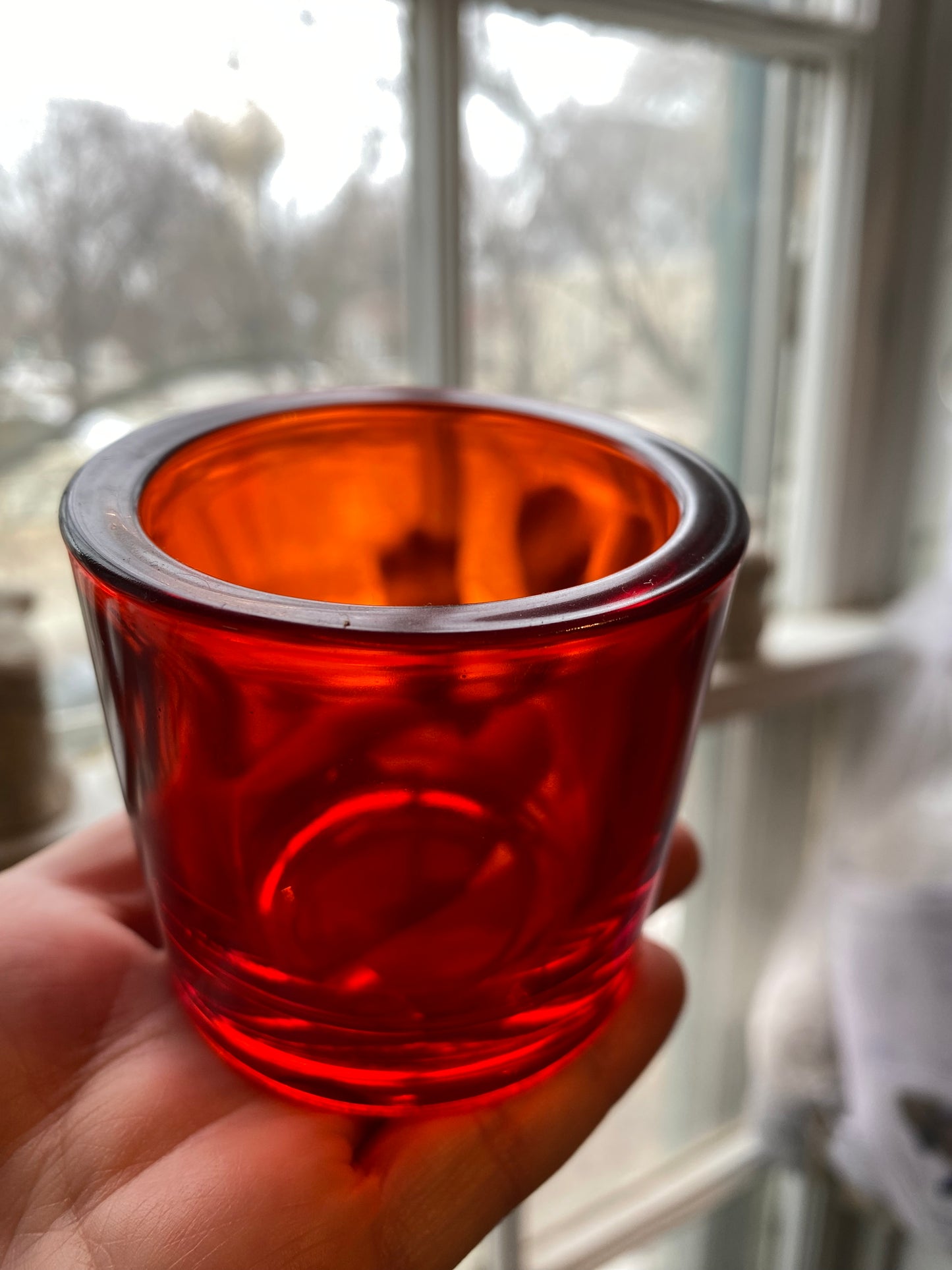 2oz Recycled Heavy Glass Votive and Tea Light Holder